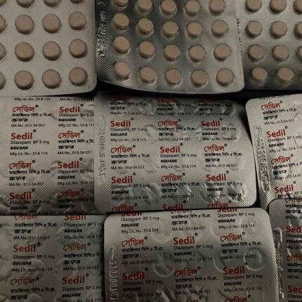 SEDIL 5MG YELLOW DIAZEPAM PHARMA